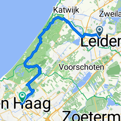 Duinen -&gt; Huis ten Bosch -&gt; Den Haag