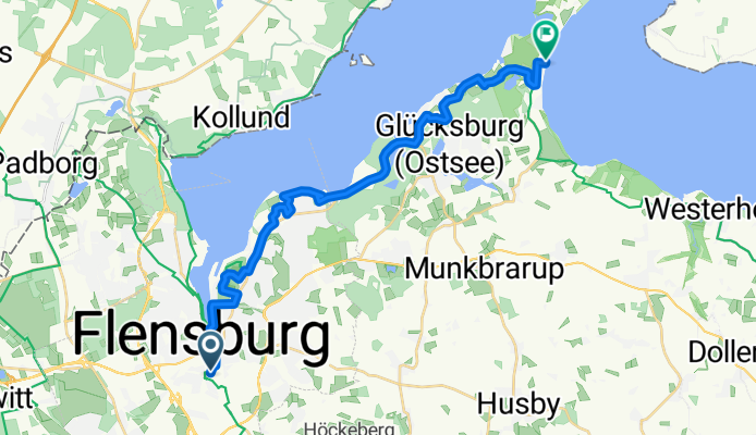 Flensburg - Glücksburg Holtnis