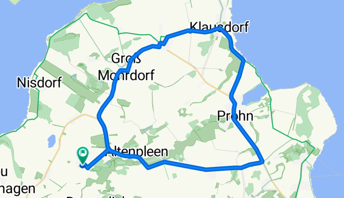 Hochgeschwindigkeitsroute in Altenpleen