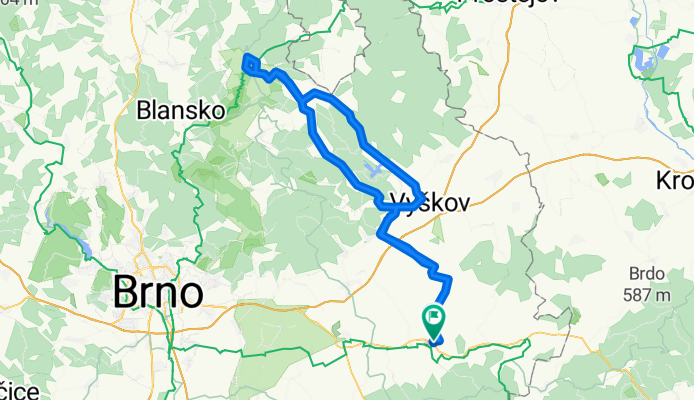 Bučovice - Šošůvka - Sloup - Bučovice