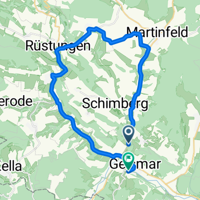 Gemütliche Route in Geismar