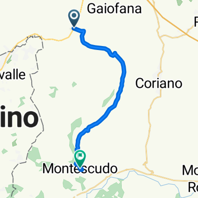 Giro semplice in Montescudo