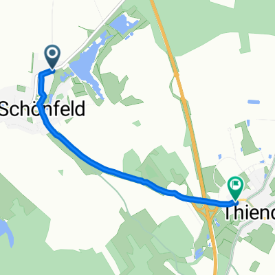 Langsame Fahrt in Thiendorf