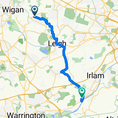 Relaxed route in Warrington