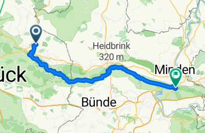 Route in der Bikemap App öffnen