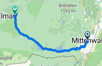 Route in der Bikemap App öffnen