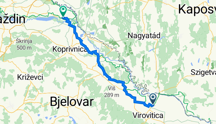 Kapela Dvor to Donji Vidovec