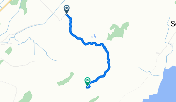Moderate route in Forminneløypa