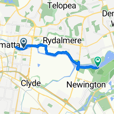 Steady ride in Sydney Olympic Park