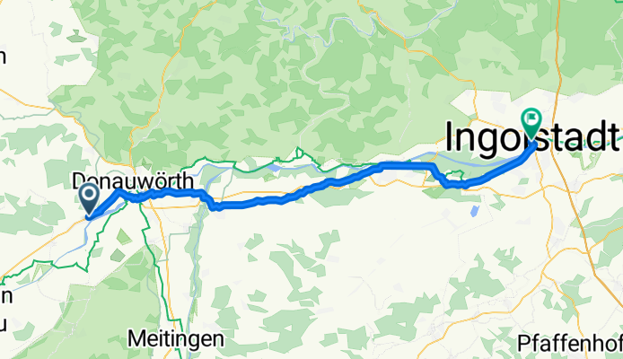 Donauradweg schnellste
