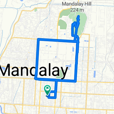 Supersonic route in Mandalay