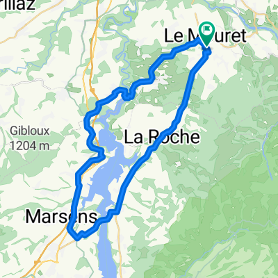 tour du lac Gruyère