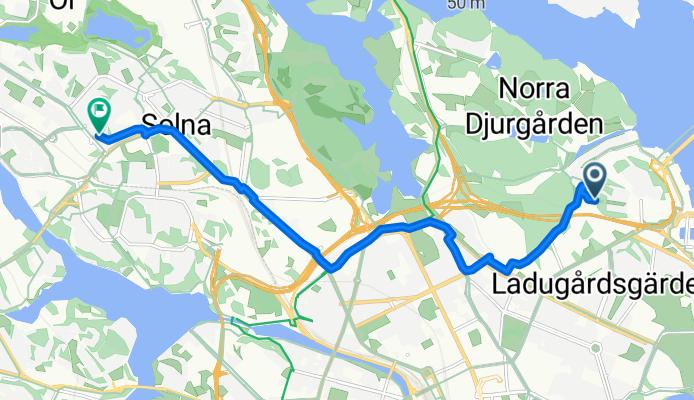 Steady ride in Solna