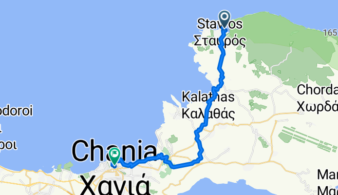 Restful route in Chania