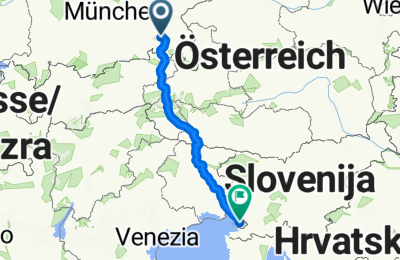 Route in der Bikemap App öffnen