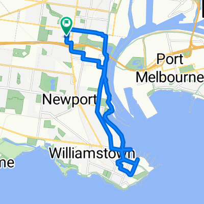 Restful route in Yarraville