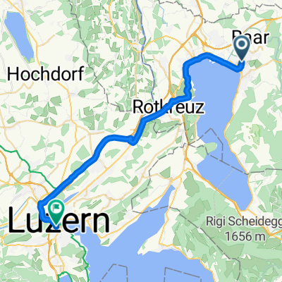 Zug to Luzern