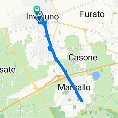 Giro a velocità costante in Inveruno
