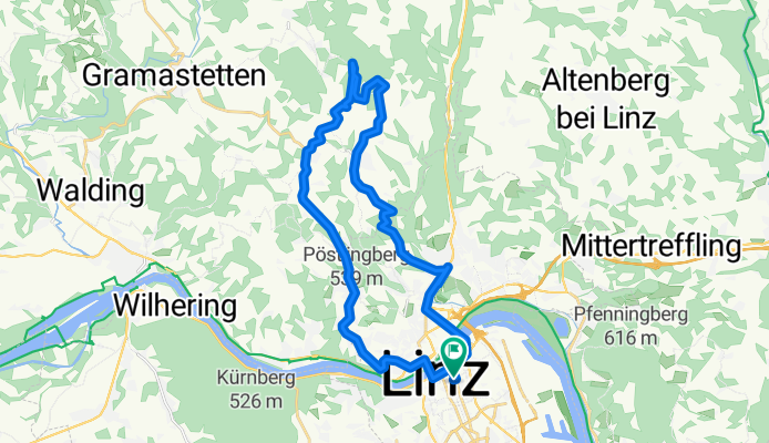 Linz-Pöstlingberg-Gis-Lichtenberg-Linz