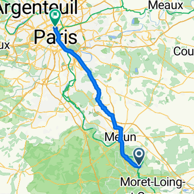 samois  sur Seine paris Simard étape 6