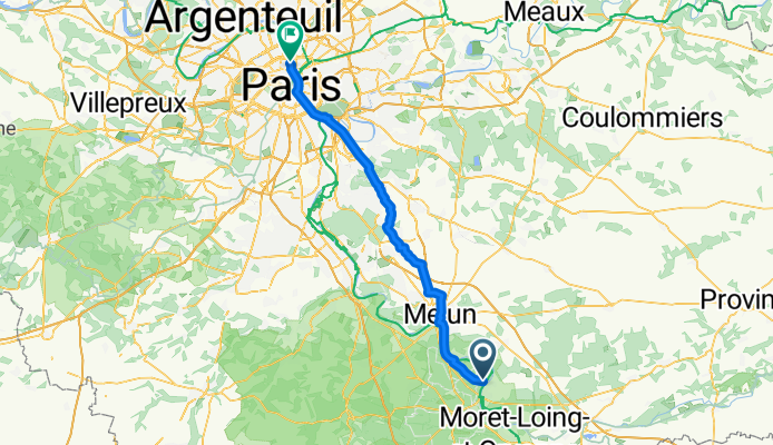 samois  sur Seine paris Simard étape 6