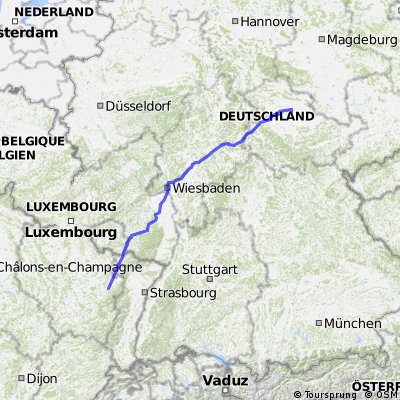 Tour nach F Centerparc Moselle