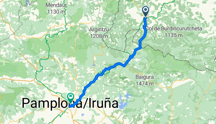 SAINT JEAN - PAMPLONA . 1° tappa camino