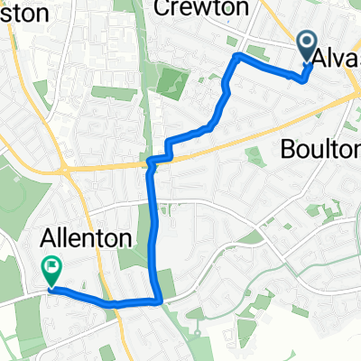 Moderate route in Derby