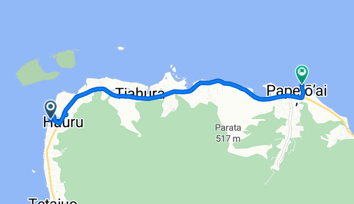 Steady ride in Moorea