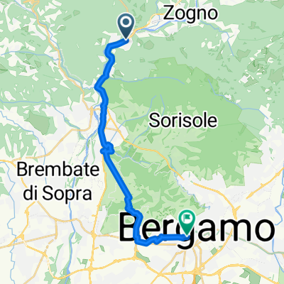 Giro a velocità costante in Bergamo