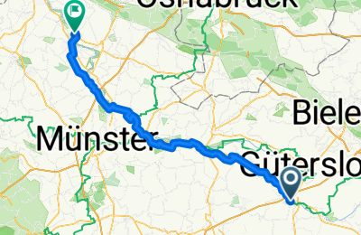 Route in der Bikemap App öffnen
