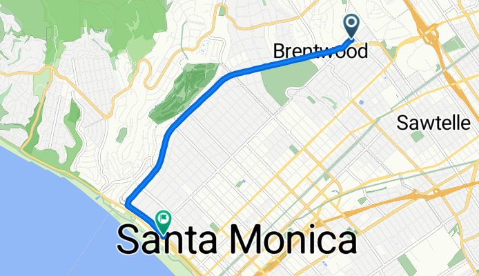 San Vincente to Pacific
