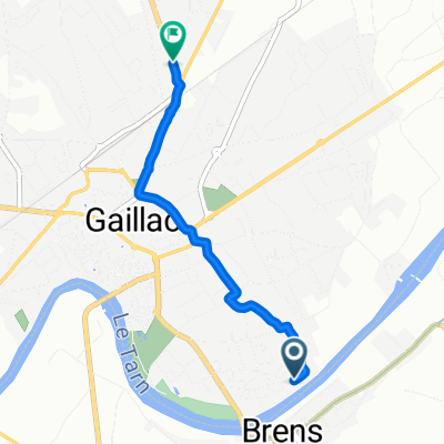 Itinéraire confortable en Gaillac