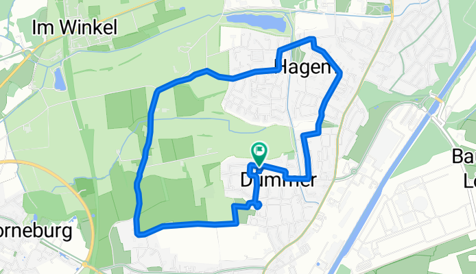 Entspannende Route in Datteln
