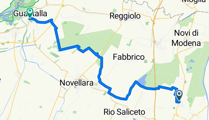 ciclabile carpi Guastalla