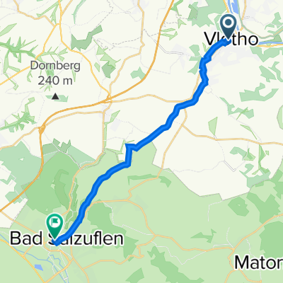 Vlotho Bad Saluflen über Soleradweg