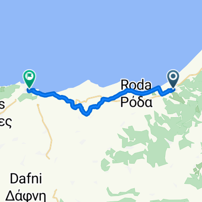 Acharavi to Sidari