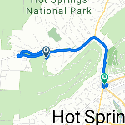 Slow ride in Hot Springs