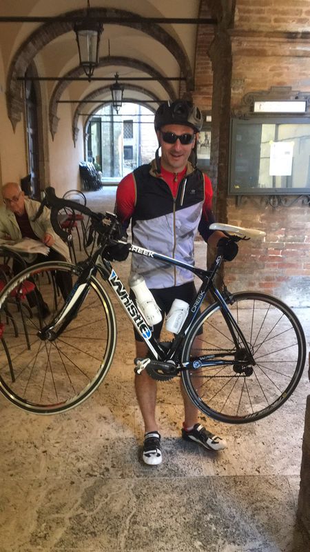 Monsampolo del Tronto/Offida a tutta! Filo in bici da corsa