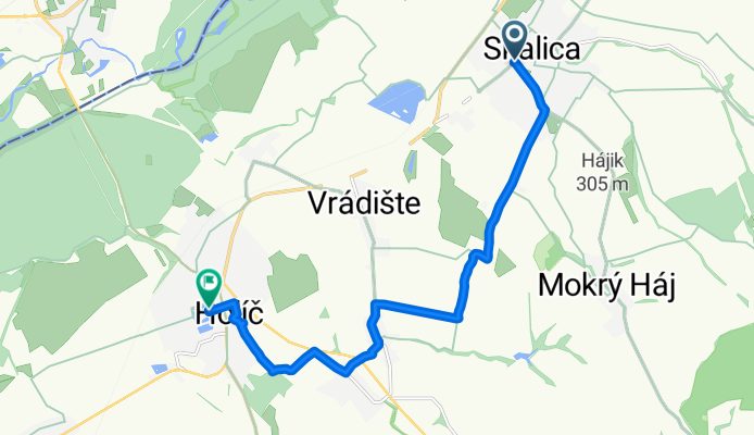 Skalica - Trnovec - Holíč (zámok)