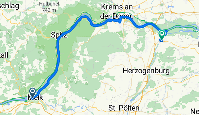 Melk bis Traismauer Gasthof Schwan Rechts