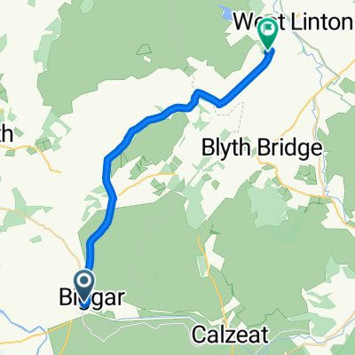 Moderate route in Biggar