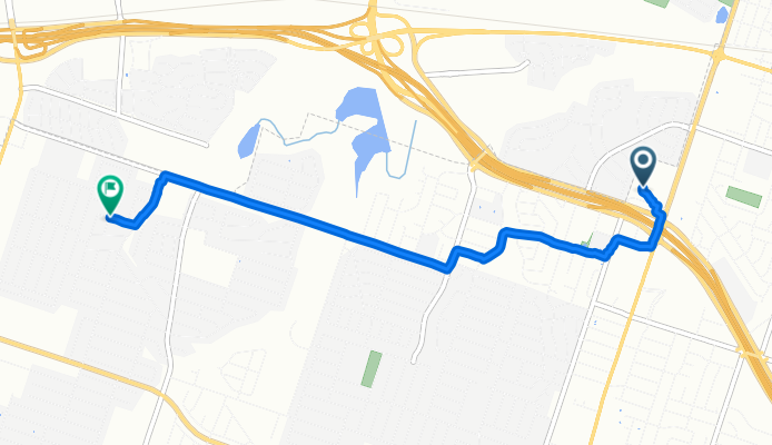 Moderate route in Killeen