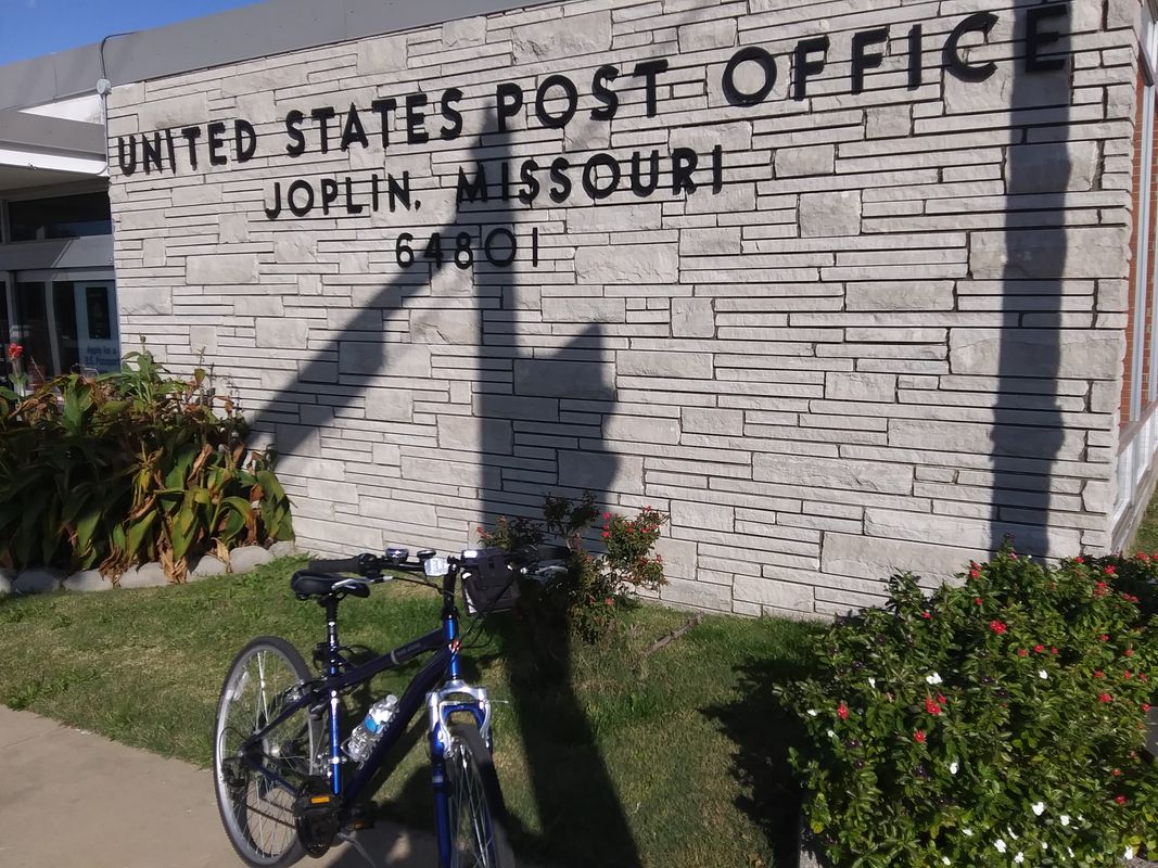 Rode to P.O. then back home!