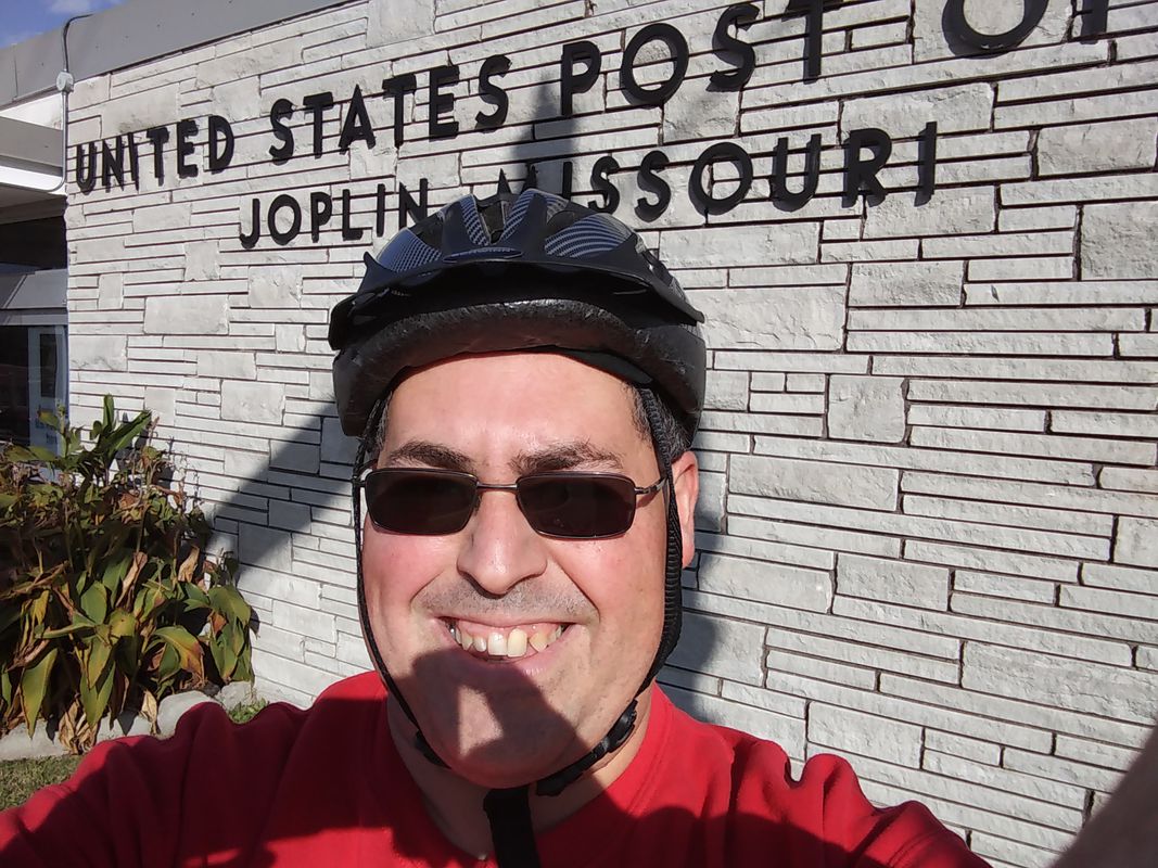 Rode to P.O. then back home!