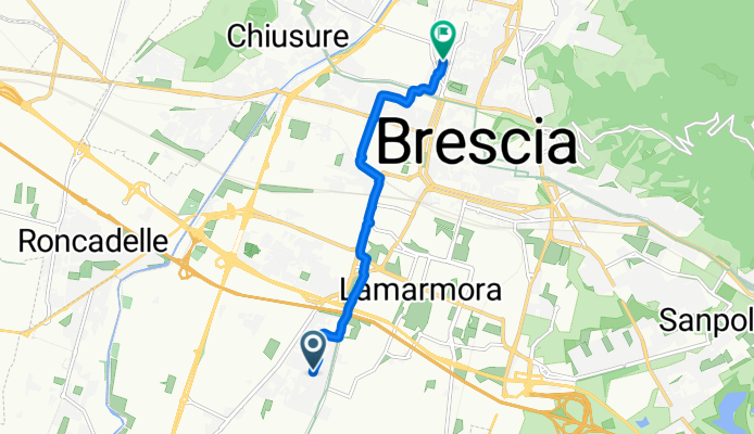 Giro a velocità lenta in Brescia