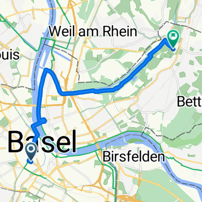 Basel - bis Riehen