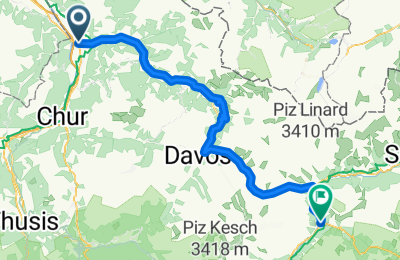 Route in der Bikemap App öffnen