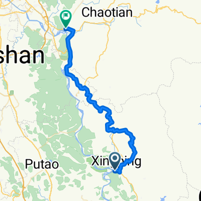 Синпинь-Дакси =55 км