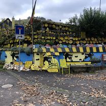 Gerade Fahrt in Alf an der Mosel